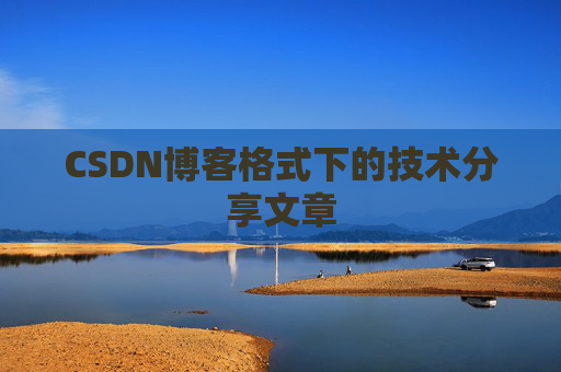 CSDN博客格式下的技术分享文章